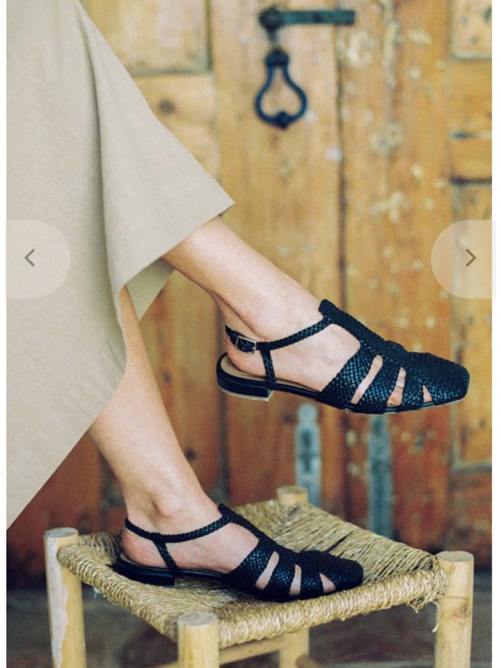 LOQ Arlo Sandal - Black Braided Leather Strappy Women’s Sandals - 39 - Picture 13 of 13